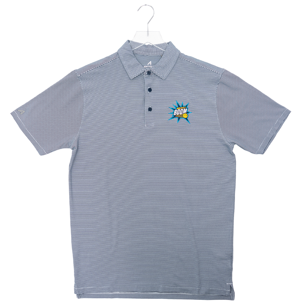 Adult Noblesville Boom Twine Polo Shirt in Navy by Antigua