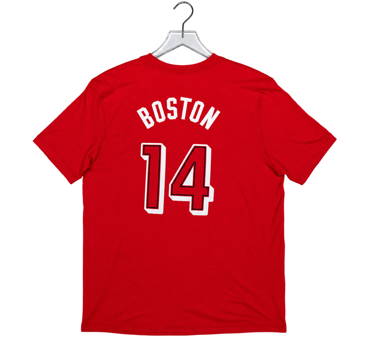 Adult USA Basketball #14 Aliyah Boston Name and Number T-shirt in Red by Nike