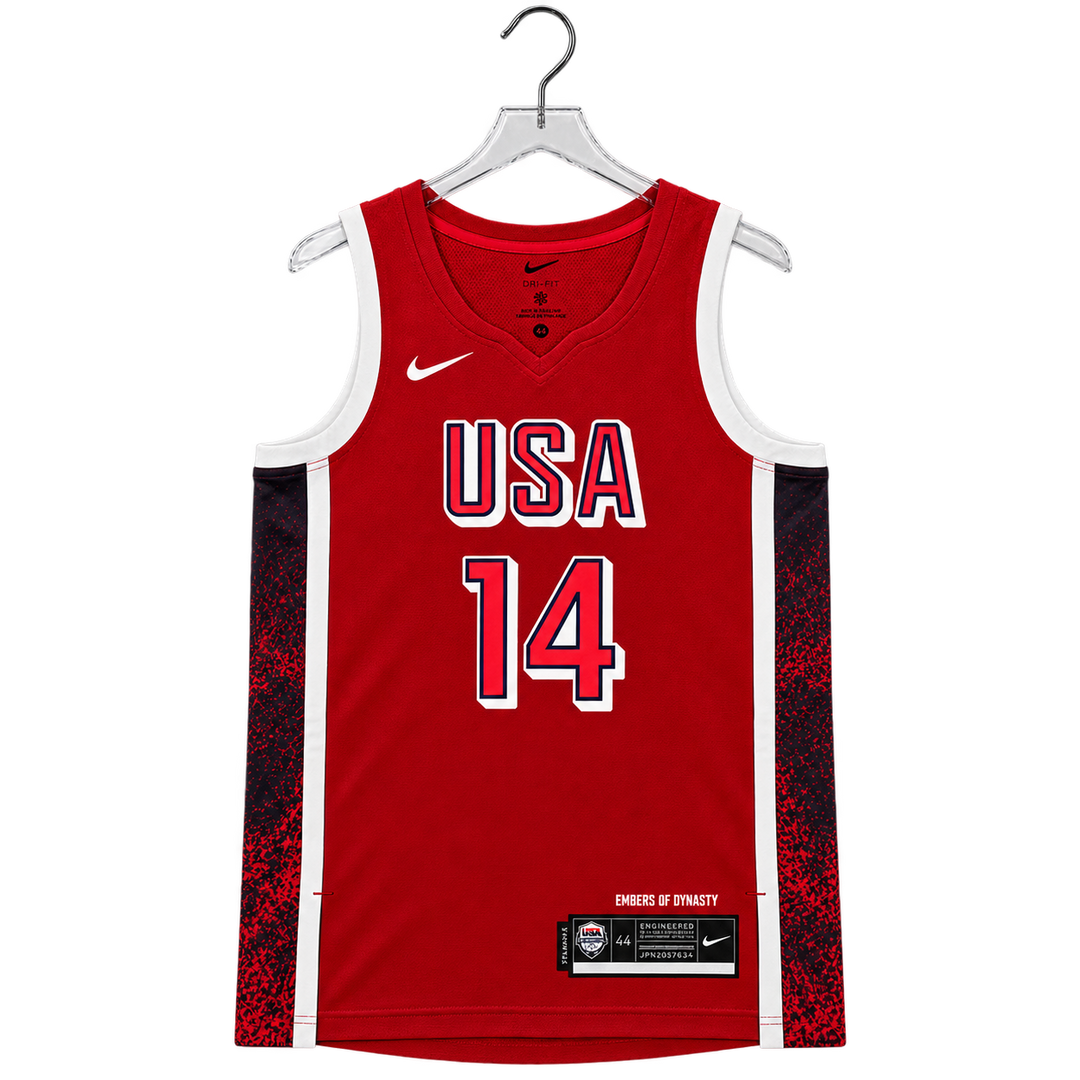 Adult USA Basketball #14 Aliyah Boston Swingman Jersey in Red by Nike