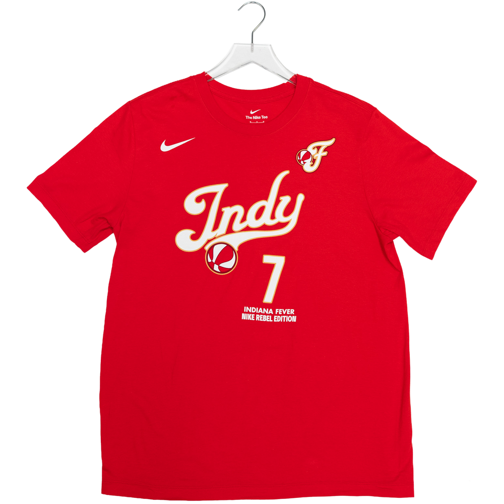 Red t-shirt with 'Indy' and number '7' on a white background
