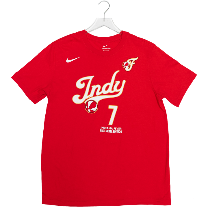 Red t-shirt with 'Indy' and number '7' on a white background