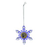 Indiana Pacers Light Up Snowflake Ornament - Blue Color