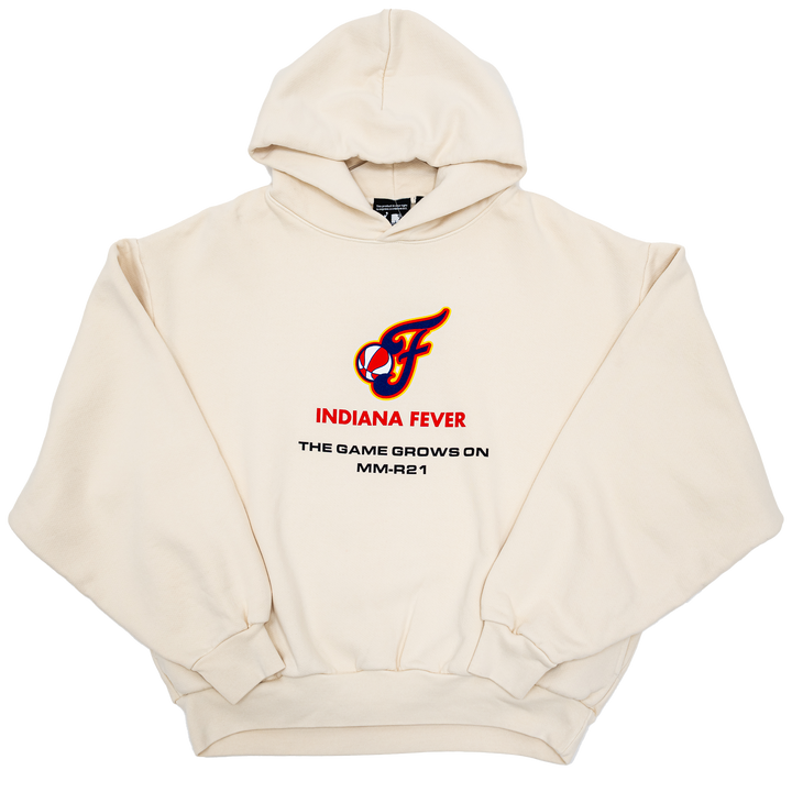 Adult Indiana Fever Hooded Sweatshirt in Natural by Marsai Martin x Round21