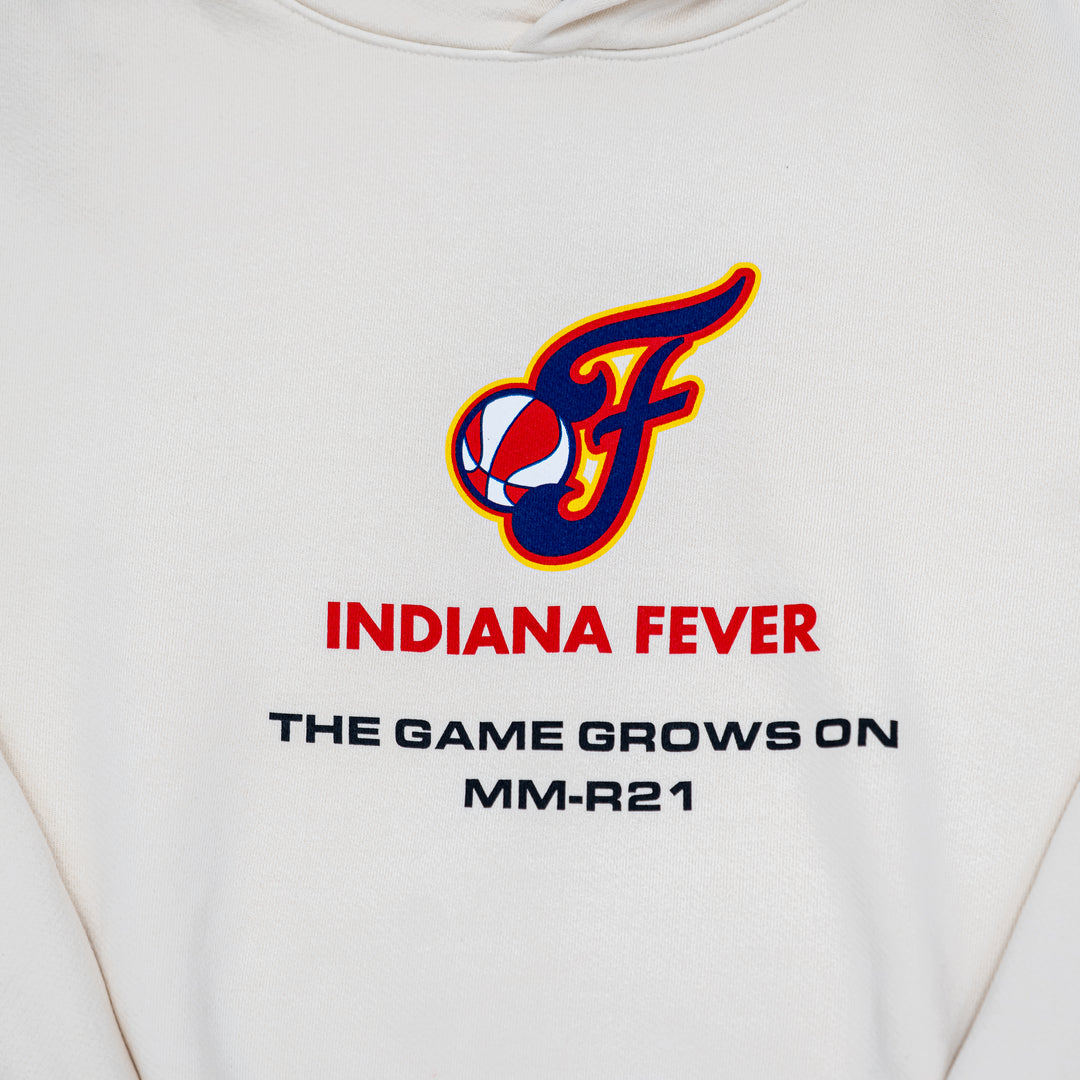 Adult Indiana Fever Hooded Sweatshirt in Natural by Marsai Martin x Round21