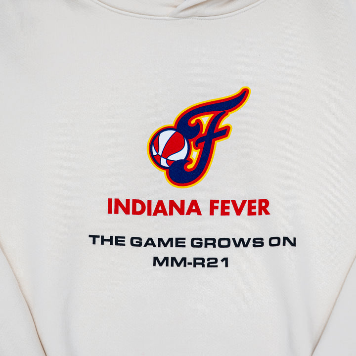 Adult Indiana Fever Hooded Sweatshirt in Natural by Marsai Martin x Round21