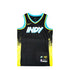 Adult Indiana Pacers 23-24' CITY EDITION Wordmark Swingman Jersey in Black by Nike - Front View