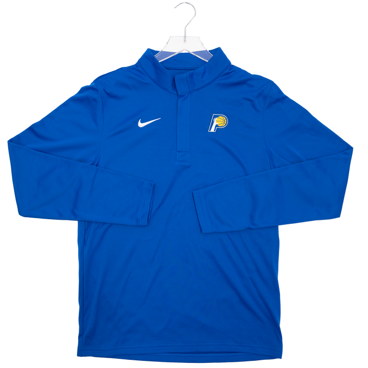 Adult Indiana Pacers 25-26' CITY EDITION 1/4 Zip Performance Top in Royal by Nike