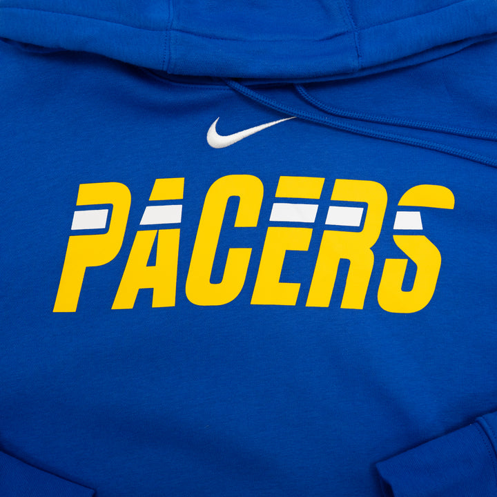 Adult Indiana Pacers 25-26' CITY EDITION Primary Logo Hooded Sweatshirt in Royal by Nike