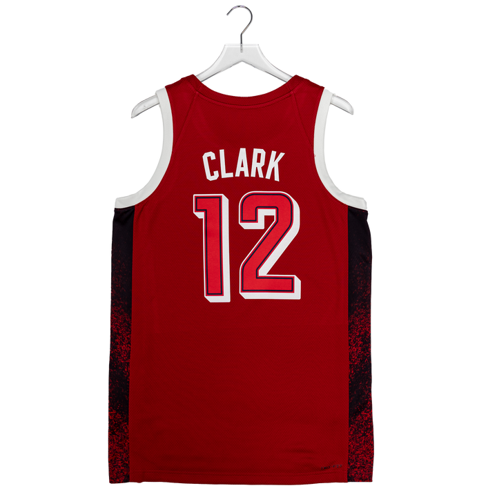 Adult USA Basketball #12 Caitlin Clark Swingman Jersey in Red by Nike