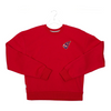 Women's Indiana Fever Primary Logo Victory Crewneck Sweatshirt in Red by Antigua
