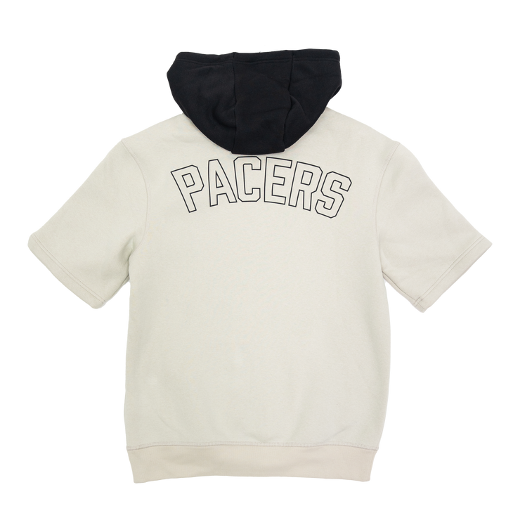 Adult Indiana Pacers Crossover Short-Sleeve Hooded Sweatshirt in Natural by Fanatics