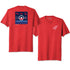 Adult Indiana Fever Juneteenth T-Shirt by Item Of The Game In Red - Combined Front & Back View