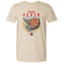 Adult Indiana Fever Playmaker T-Shirt by Item Of The Game in Cream - Front View