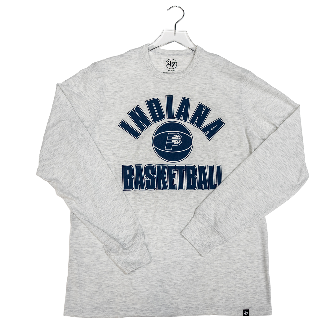 Adult Indiana Pacers Issued Franklin Long-Sleeve Shirt in Grey by &