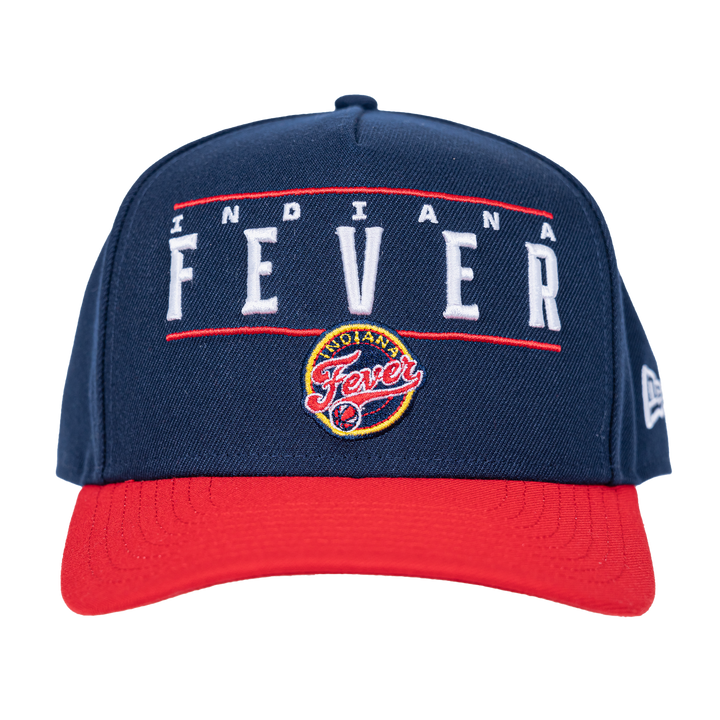 Adult Indiana Fever 2025 WNBA Draft 9Fifty Hat in Navy by New Era