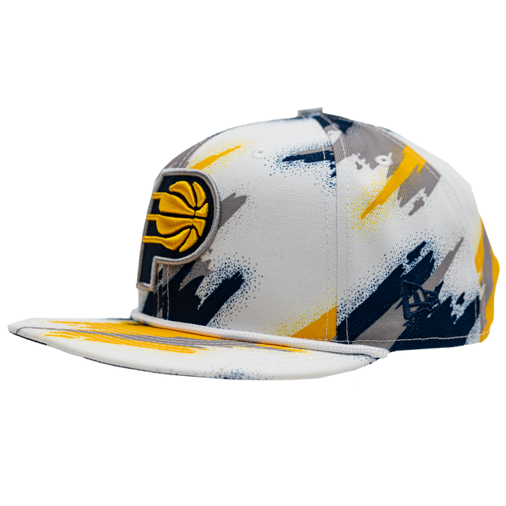 Adult Indiana Pacers Two-Tone Color Pack 9Fifty Hat in White by New Era
