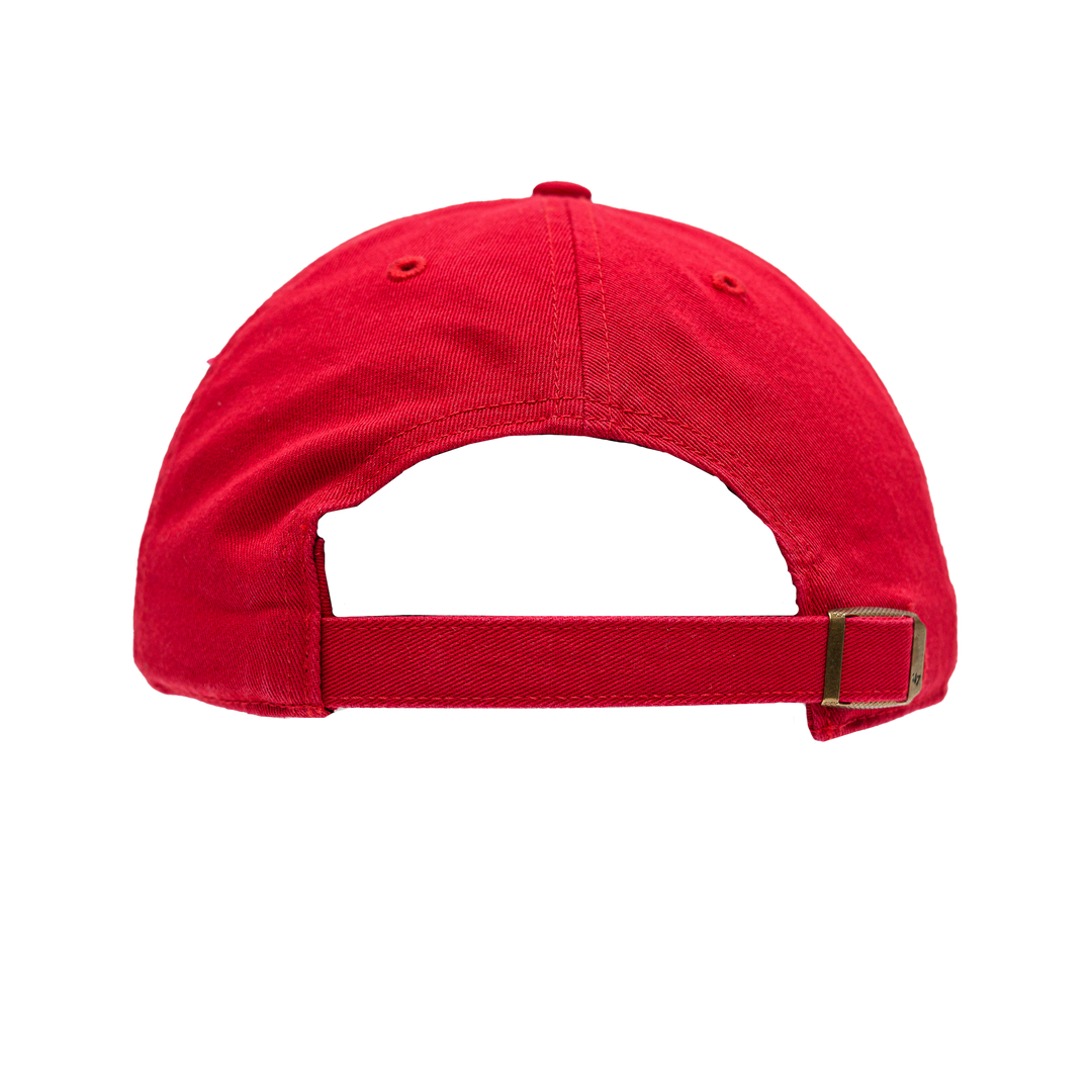 Adult Indiana Fever Primary Logo Clean-Up Hat in Red by '47