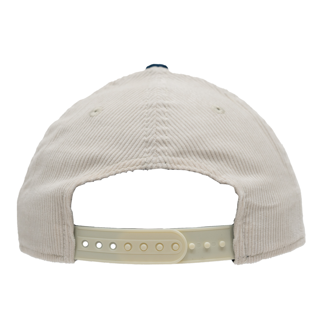 Adult Indiana Pacers Two-Tone Corduroy Sided A Frame 9Forty Hat in Tan by New Era