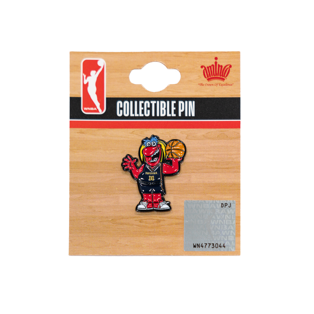 Indiana Fever Freddy Fever Lapel Pin in Red by Aminco