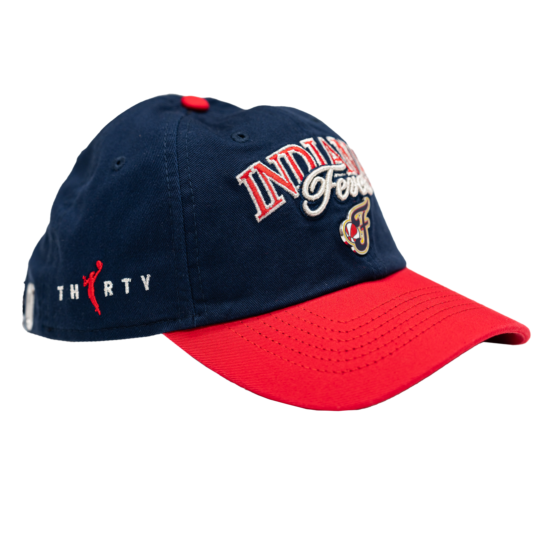 Adult Indiana Fever 2026 Tip-Off Casual Classic Hat in Navy by New Era