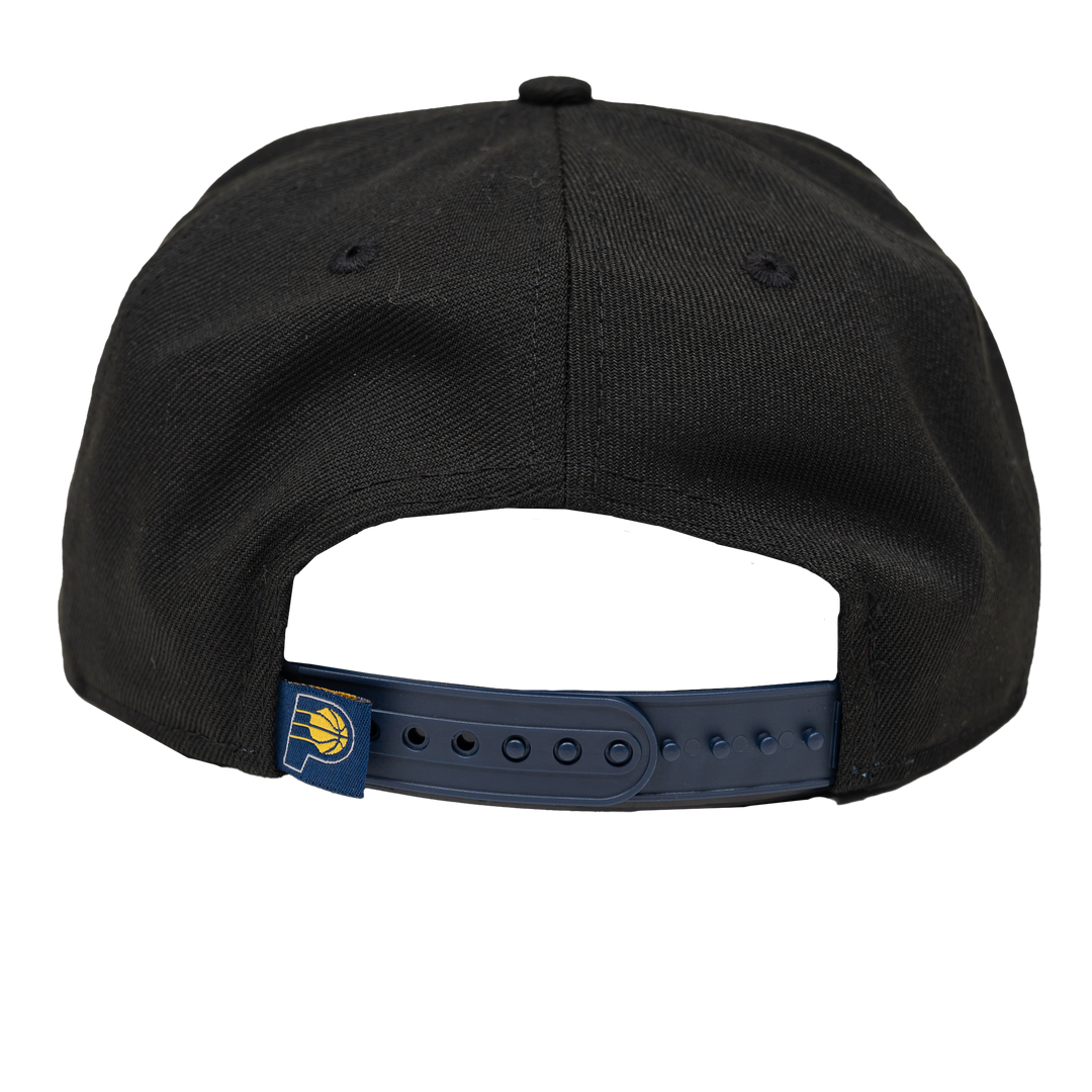 Adult Indiana Pacers Splatter 9Fifty Hat in Black by New Era
