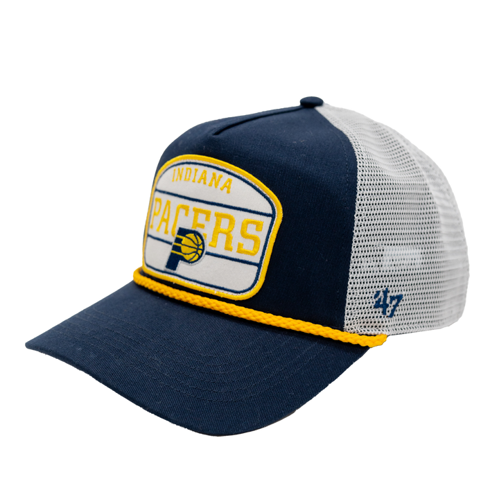 Adult Indiana Pacers Hone Patch Hitch Hat in Navy by '47