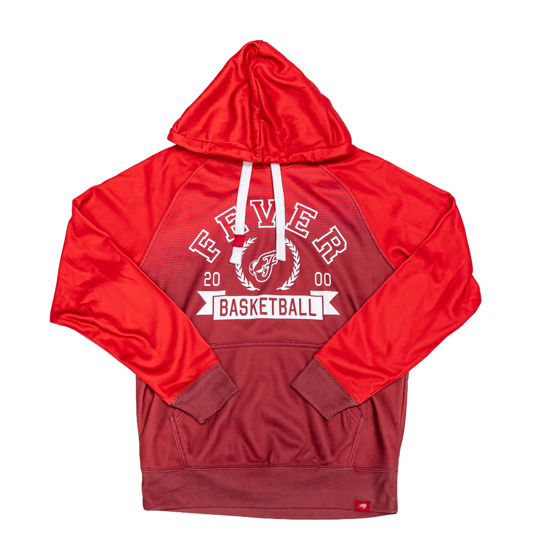 Adult Indiana Fever Rebel Hooded Sweatshirt in Red by Sportiqe