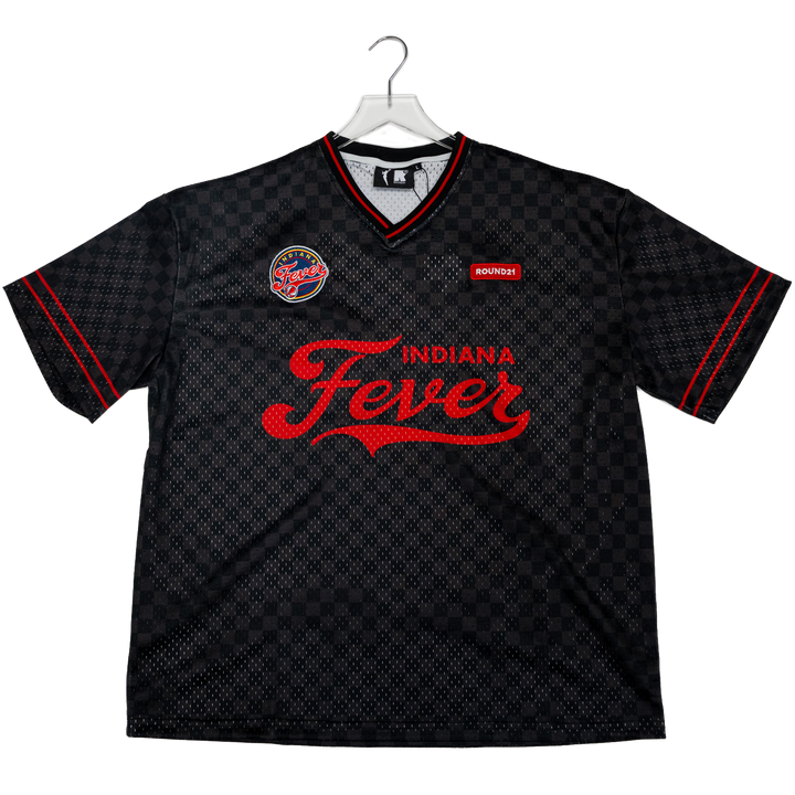 Adult Indiana Fever INDY Soccer Jersey in Black by Round21