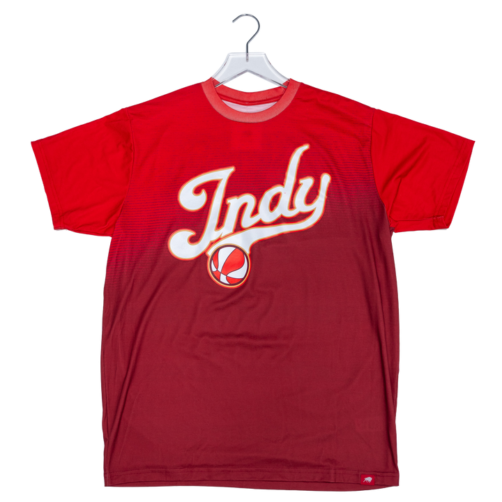 Adult Indiana Fever 2026 Rebel INDY T-shirt in Red by Sportiqe