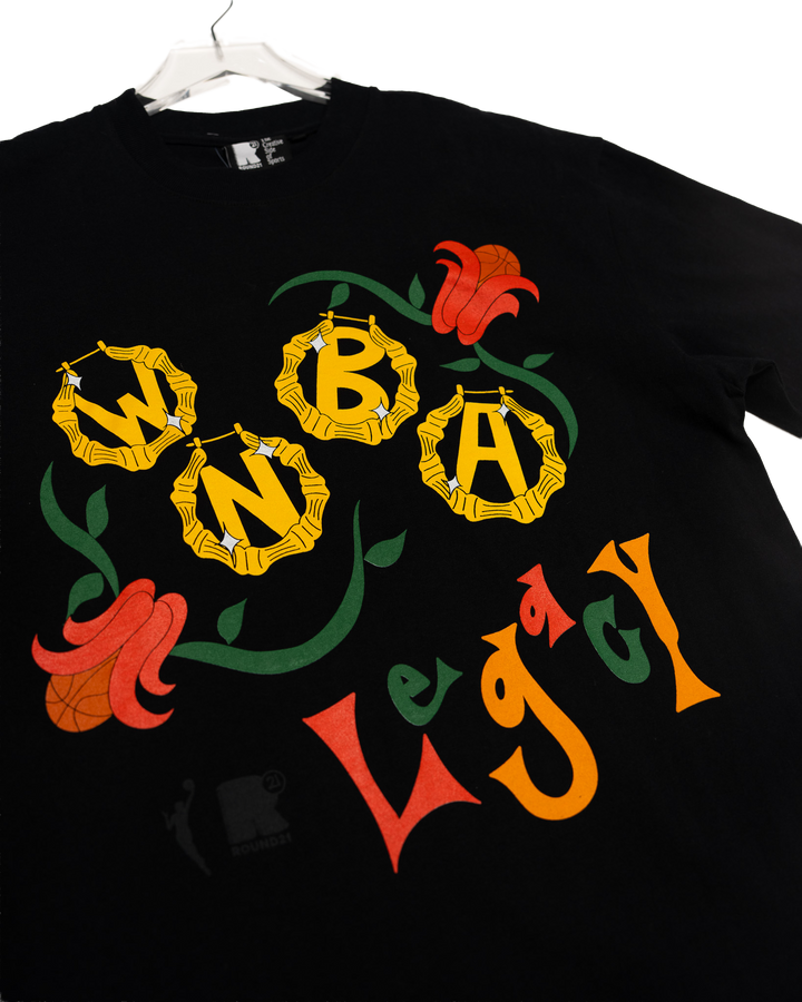 Adult Indiana Fever Juneteenth Legacy T-Shirt in Black by Round21