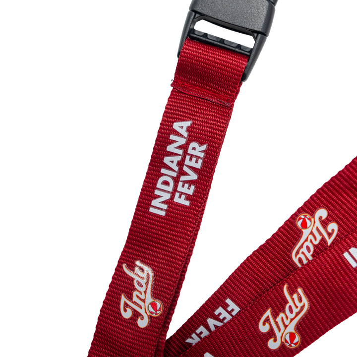 Indiana Fever Rebel Tonal Lanyard in Red by Aminco