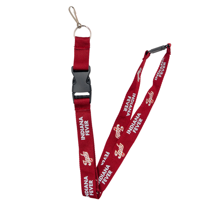 Indiana Fever Rebel Tonal Lanyard in Red by Aminco