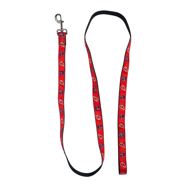 Indiana Fever Pet Leash in Red by All Star Dogs Size L