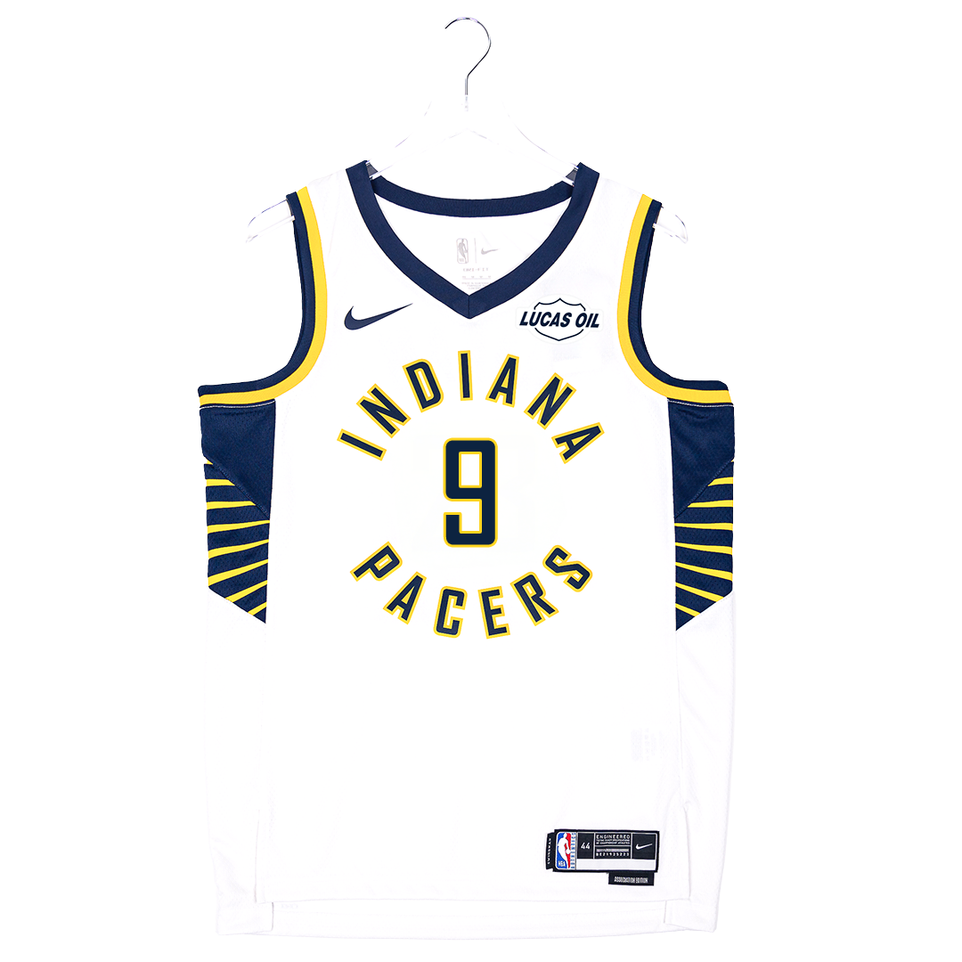 Adult Indiana Pacers #9 T.J. McConnell Association Swingman Jersey in White by Nike