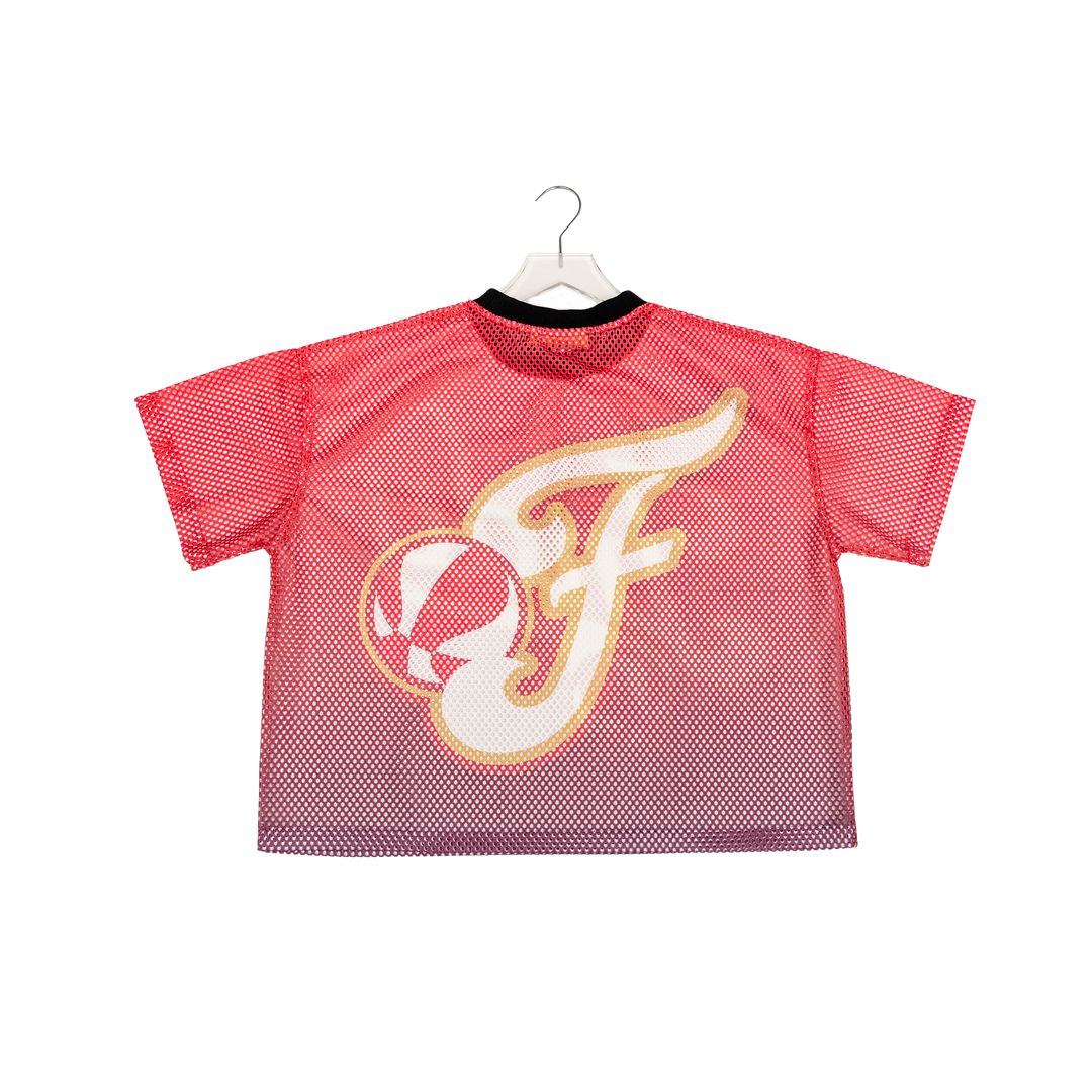 Adult Indiana Fever Short Sleeve INDY Sporty Mesh Top in Red by Round21