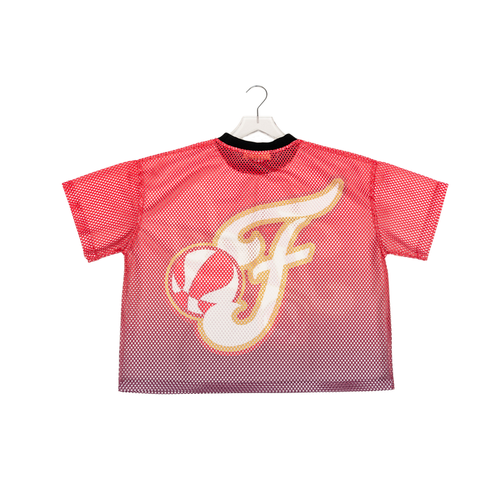 Adult Indiana Fever Short Sleeve INDY Sporty Mesh Top in Red by Round21