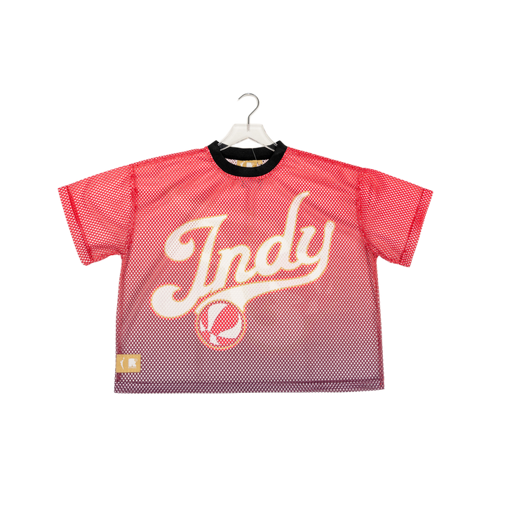 Adult Indiana Fever Short Sleeve INDY Sporty Mesh Top in Red by Round21