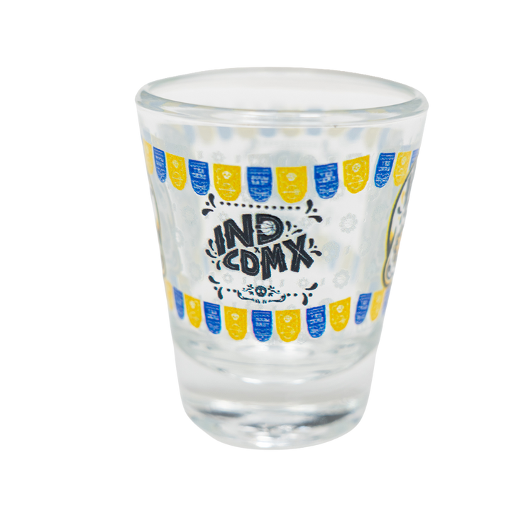 Indiana Pacers CDMX Game Shot Glass in Gold by Rico Industries Inc.