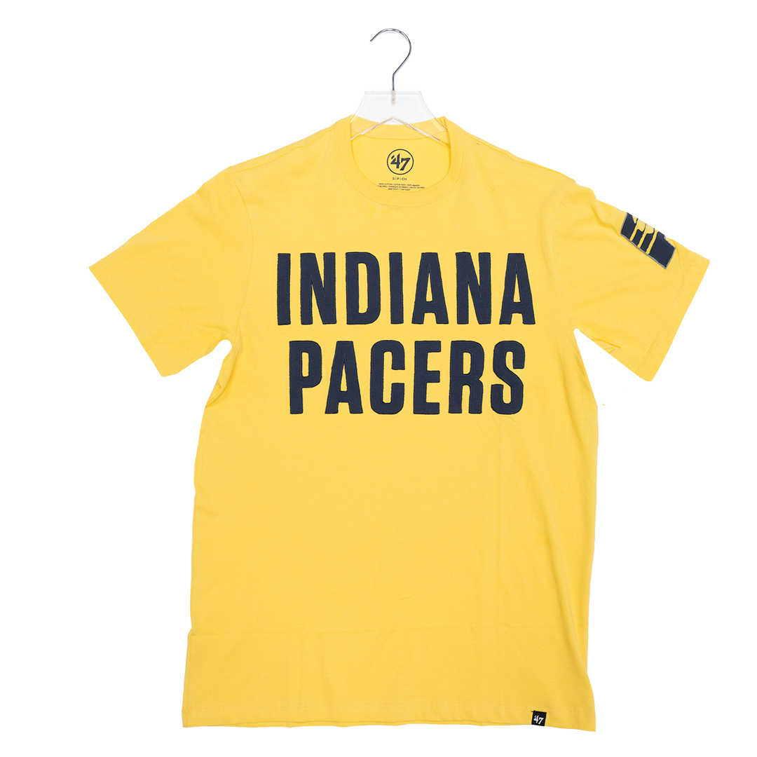 Adult Indiana Pacers Wordmark Franklin Fieldhouse T-shirt in Gold by &