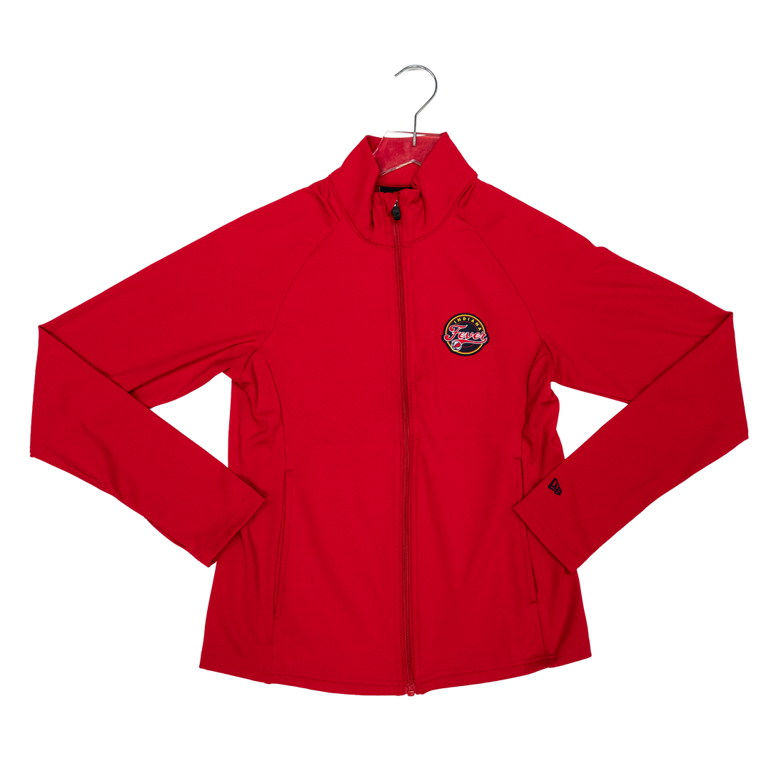 Women's Indiana Fever Full Zip Active Jacket in Red by New Era