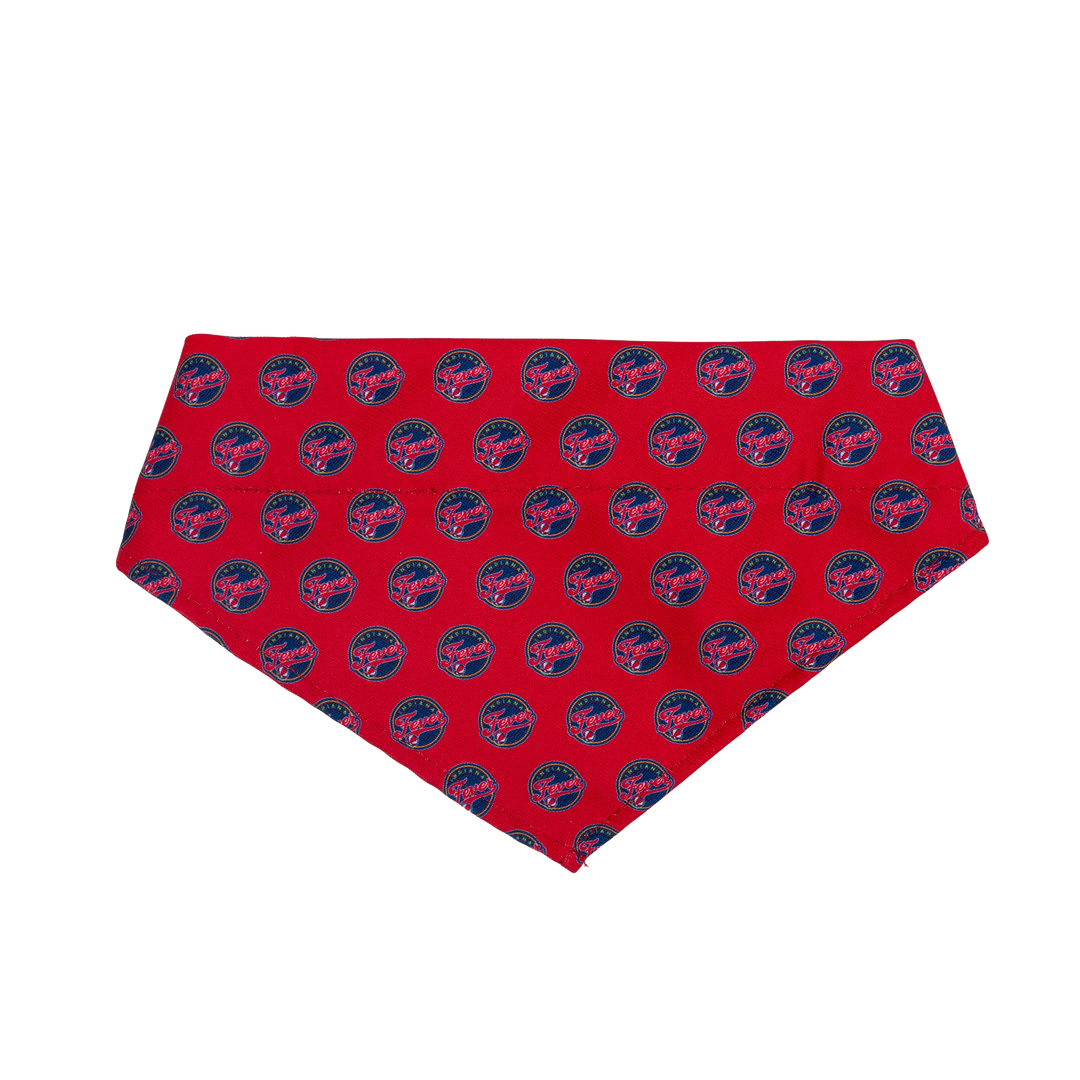 Indiana Fever All Over Logo Pet Bandana in Red by Pets First