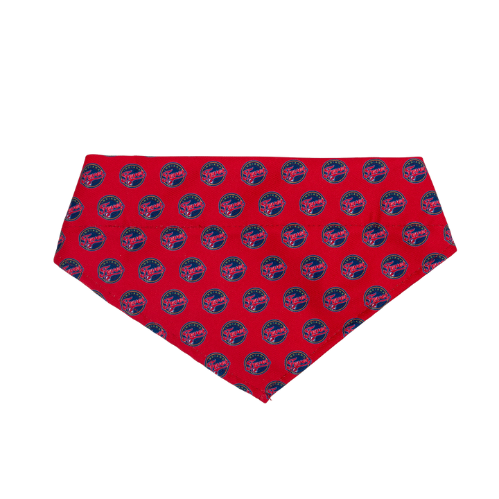 Indiana Fever All Over Logo Pet Bandana in Red by Pets First