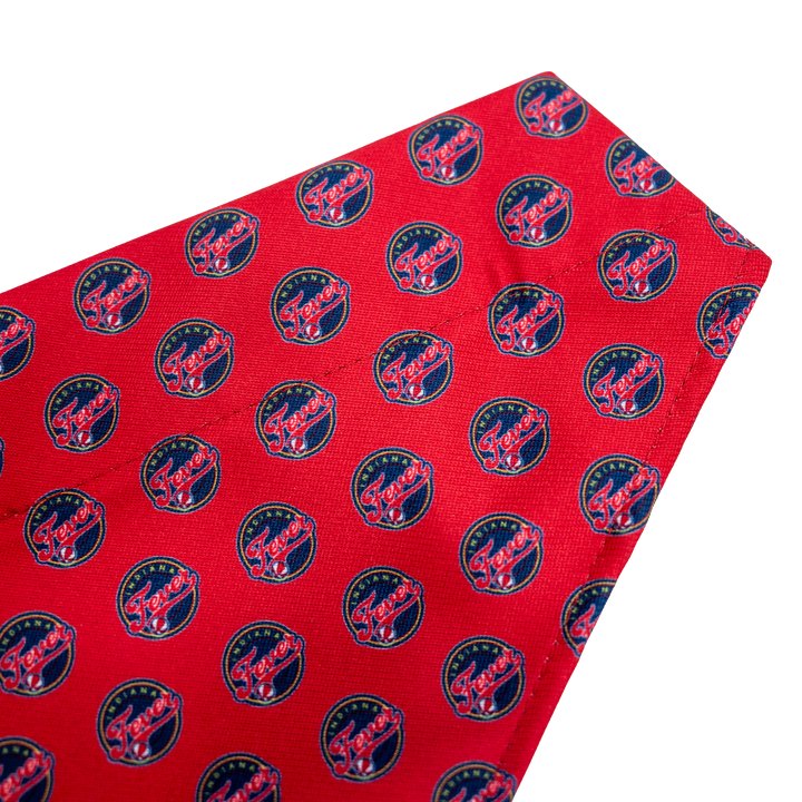 Indiana Fever All Over Logo Pet Bandana in Red by Pets First