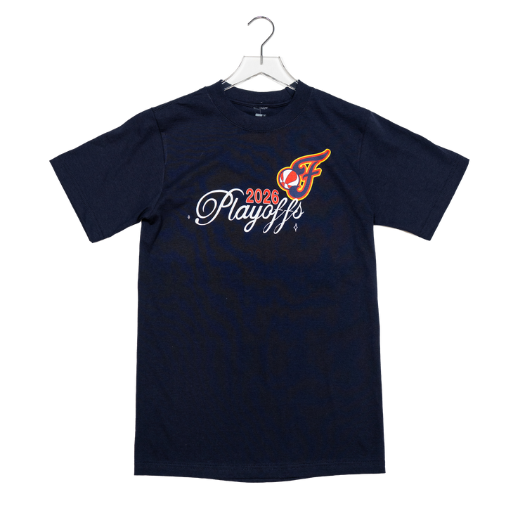 Adult Indiana Fever 2026 WNBA Playoffs RISE UP INDY T-shirt in Red by Round21