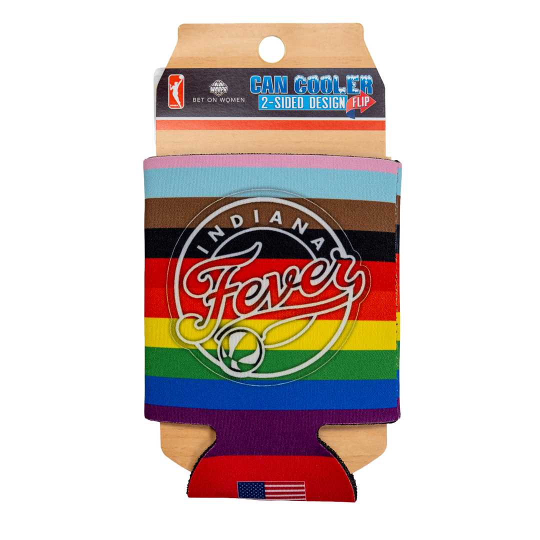 Indiana Fever Primary Logo Pride Can Koozie in Red by Wincraft