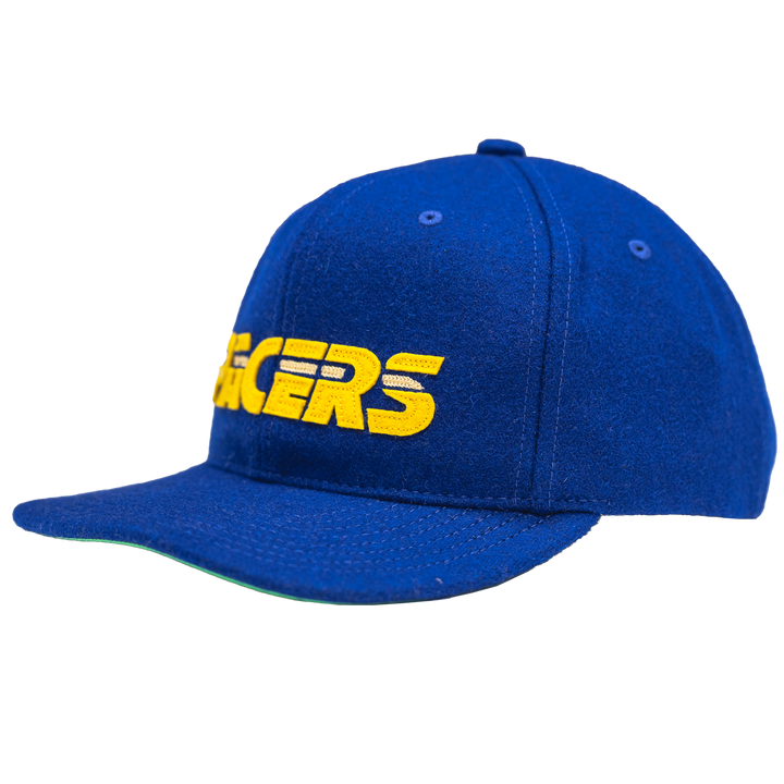 Adult Indiana Pacers Retro Roots Snapback Hat in Royal by Mitchell &amp; Ness