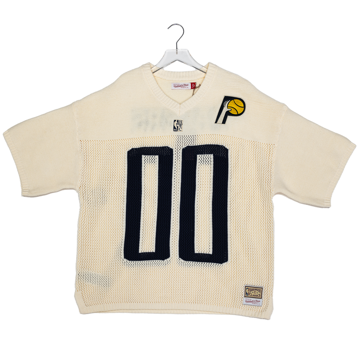 Adult Indiana Pacers ABA Retro Roots Sweater in Natural by Mitchell &amp; Ness