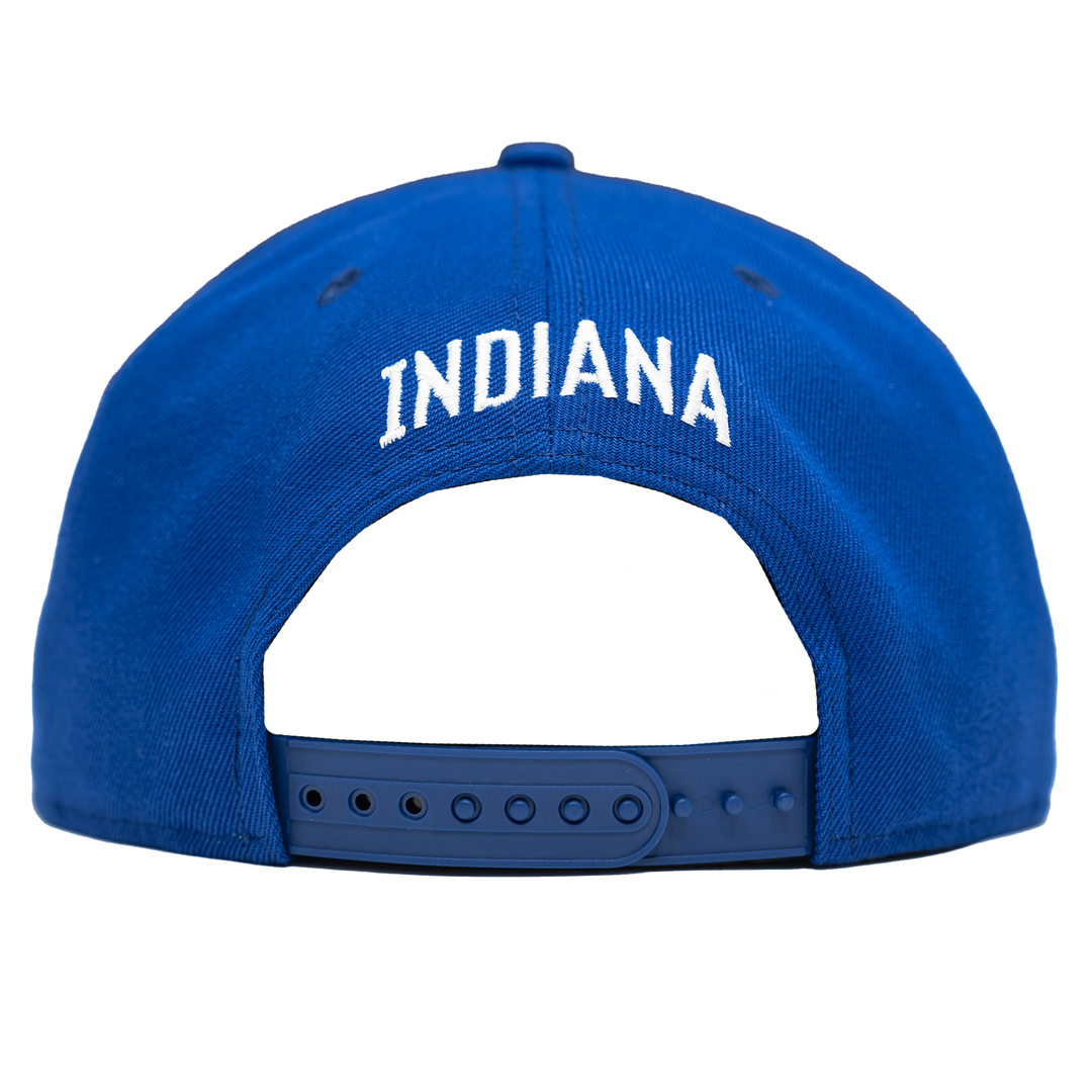 Youth Indiana Pacers ABA Hardwood Classics 9FIFTY Hat in Royal by New Era