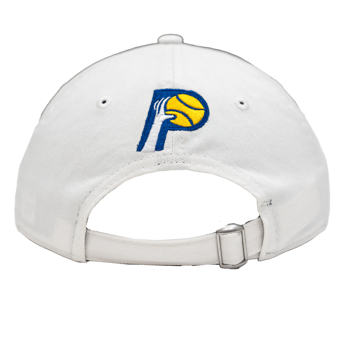 Adult Indiana Pacers ABA Hardwood Classics 9TWENTY Hat in White by New Era