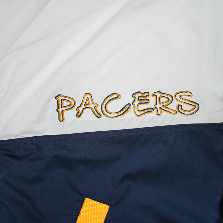 Adult Indiana Pacers Pro Player Shoulder to Shoulder Full-Zip Jacket in Navy by G-III